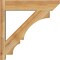 Ekena Millwork Balboa Slat Rough Sawn Outlooker, Western Red Cedar, 6"W x 24"D x 24"H OUT06X24X24BOA06RWR - alternate 4